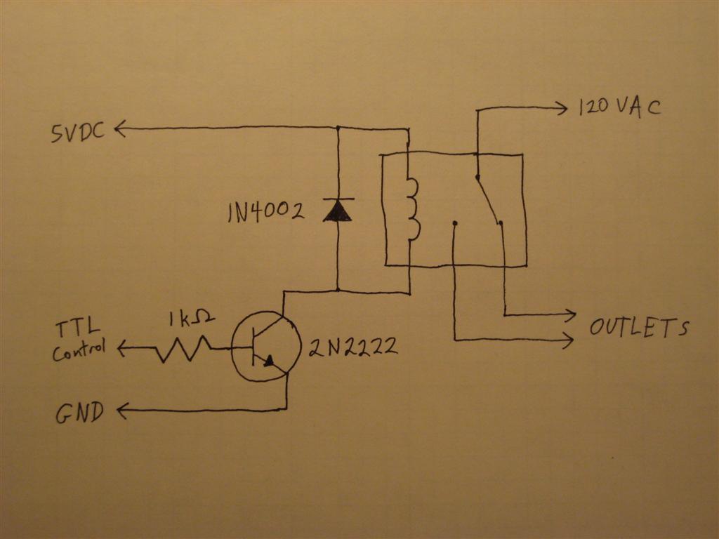 Internal relay and wiring