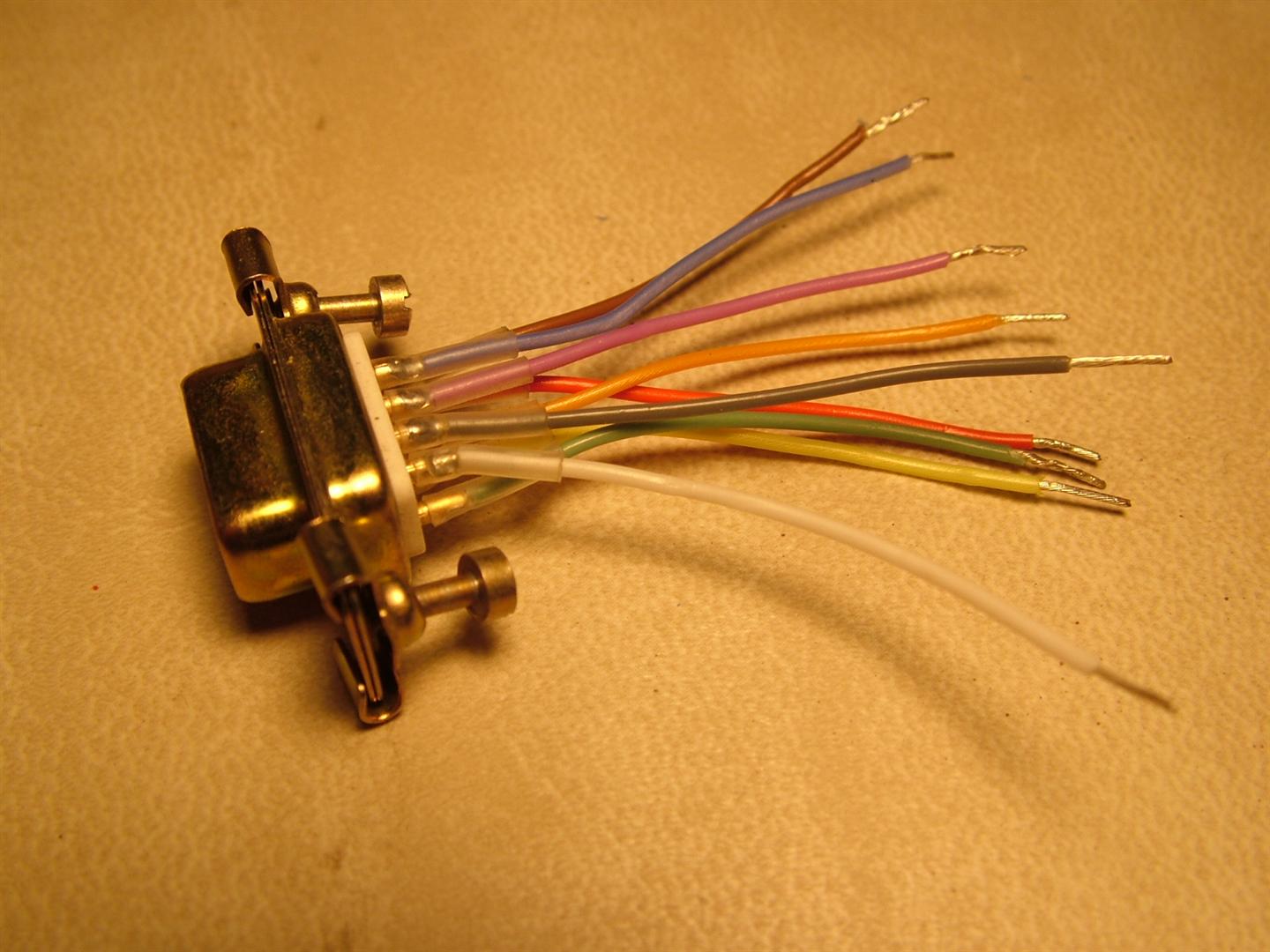 DP-9 connector breakout setup