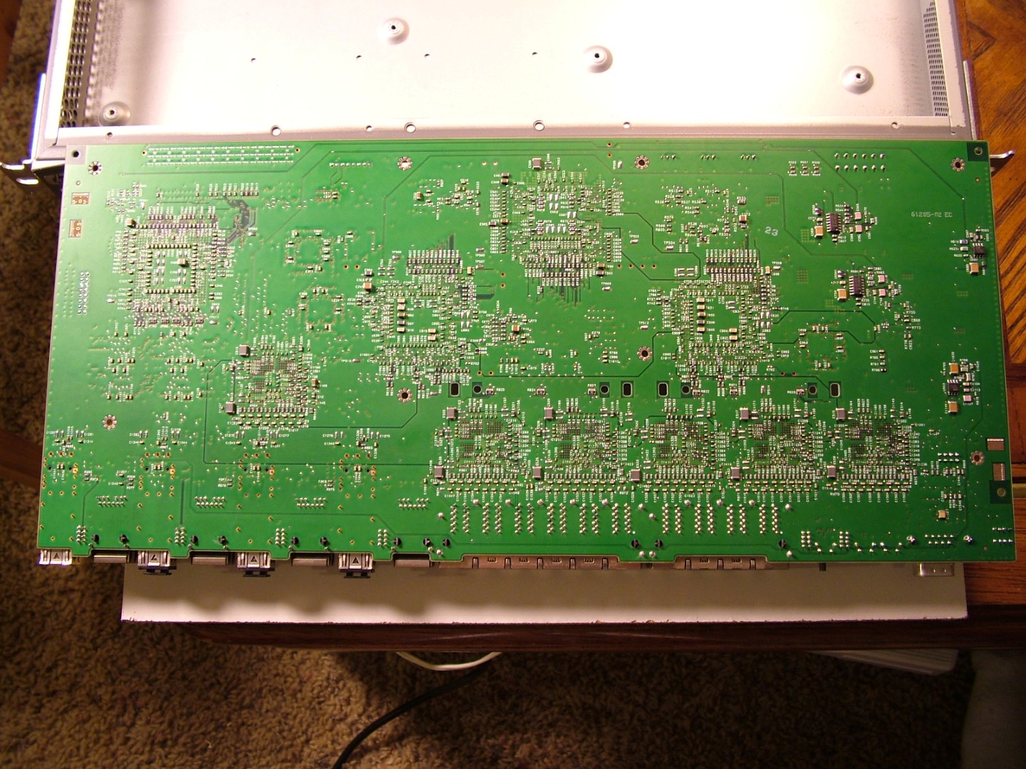 Back of the motherboard