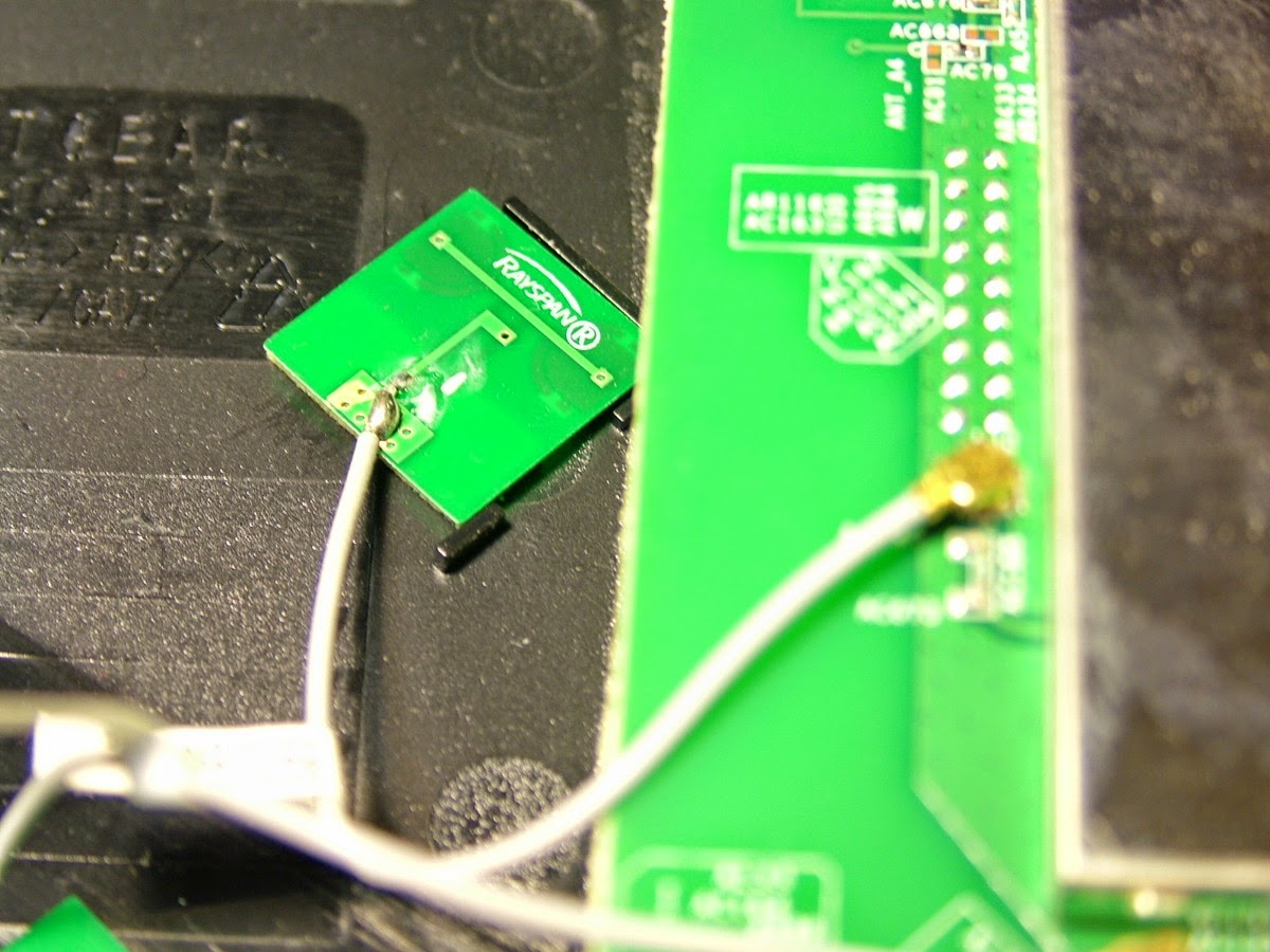 Tiny stock internal antennas
