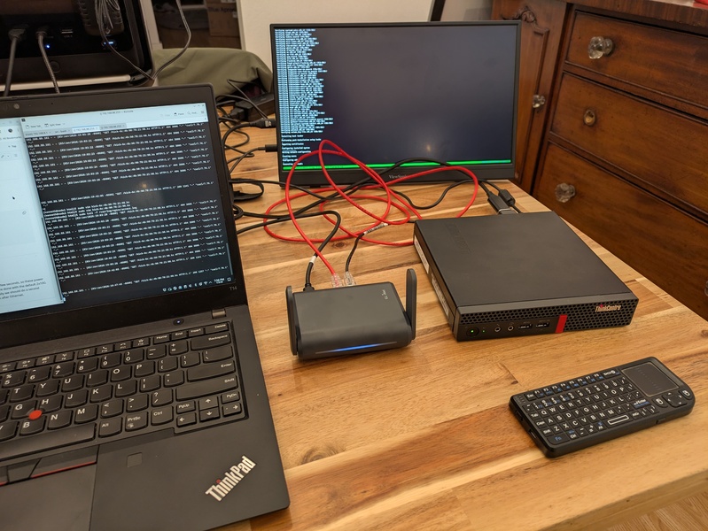 PXE booting on my kitchen table